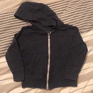 EUC Dark Navy zip up hoodie Boys 2-3T